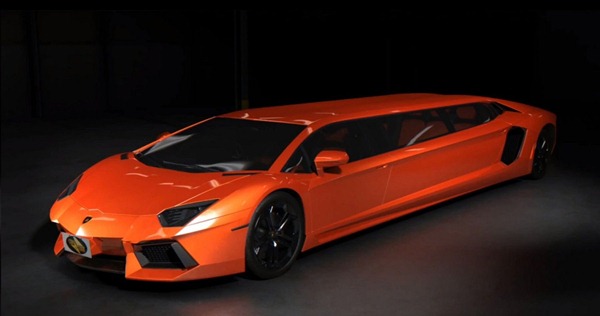 加长版兰博基尼Aventador 超帅气奢华礼宾车