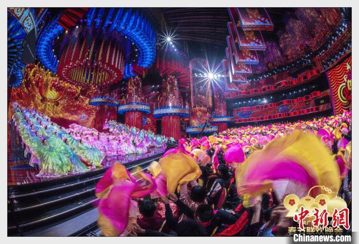 2020年春晚第五次彩排举行 央视供图 2020年春晚第五次彩排举行 央视供图